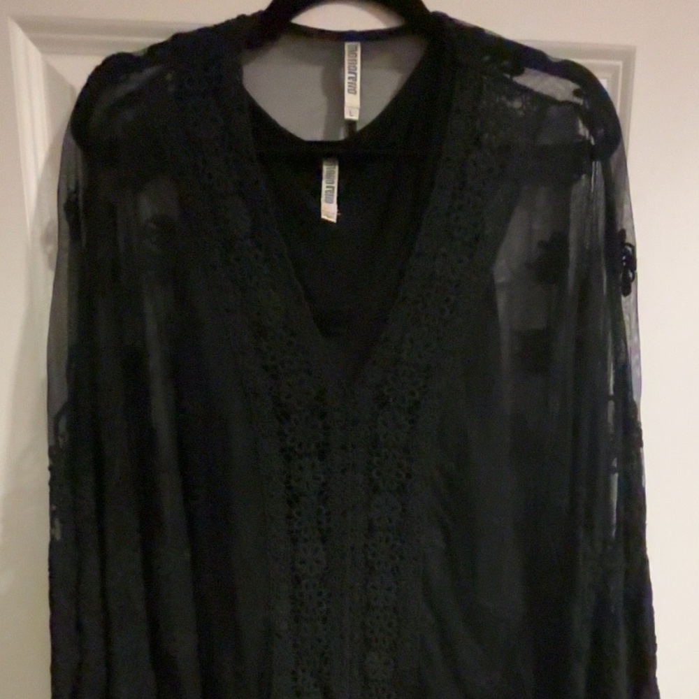 Black Embroidered Tunic